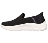Skechers Women Slip-ins: GO WALK Flex - Relish 124963 Wide Width Black/White