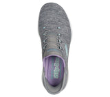 Skechers Women SLIP INS SUMMITS - DAZZLING HAZE WIDE 149937W Gray mesh