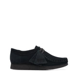 Clarks Original Kids Wallabee Low Older Black Suede