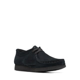 Clarks Original Kids Wallabee Low Older Black Suede