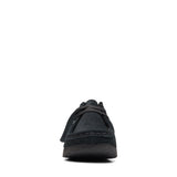 Clarks Original Kids Wallabee Low Older Black Suede