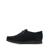 Clarks Original Kids Wallabee Low Older Black Suede