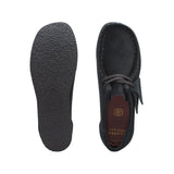 Clarks Original Kids Wallabee Low Older Black Suede