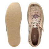 Clarks Original Men Wallabee Cup Boot Tan Floral Txt "Made In Vietnam"