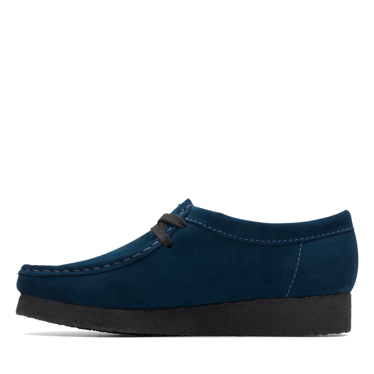 Navy blue wallabee best sale clarks