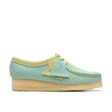 Clarks Original Women WALLABEE BLUE/LIME PRINT 2024