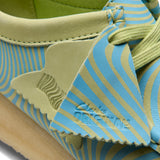 Clarks Original Women WALLABEE BLUE/LIME PRINT 2024