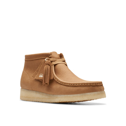 NEW WOMEN'S WALLABEE BOOT MID TAN LEATHER 2024
