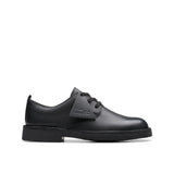 Clarks Original Kids Desert London O Black Leather