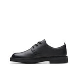 Clarks Original Kids Desert London O Black Leather