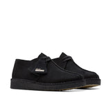 Clarks Original Women Desert Trek. Black Suede