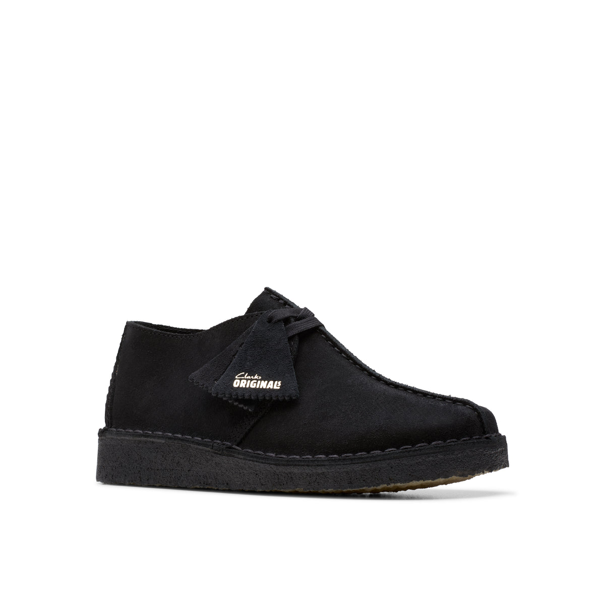 Clarks Original Women Desert Trek. Black Suede – Shoes 4 You