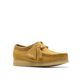 Clarks Original Women Wallabee Golden Tan Suede Made in Vietnam