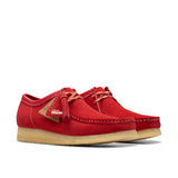 Clarks Original Men Wallabee Red Suede - MADE IN VIETNAM