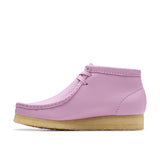 Clarks Original Women Wallabee Boot. Mauve Leather Made in Vietnam