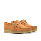 Clarks Original Women Wallabee Pale Peach Suede Made in Vietnam