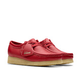 Clarks Original Women Wallabee Red Leather Made in Vietnam