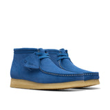 Clarks Original Men Wallabee Boot Blue Suede Made in Vietnam
