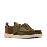 Clarks Original Men WALLABEE FTR 2 LOW CUT (OLIVE COMBINATION)