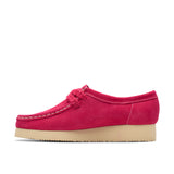 Clarks Original Women Wallabee. 2604 Bright Pink Suede Made in Vietnam