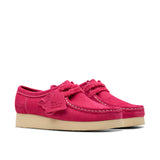Clarks Original Women Wallabee. 2604 Bright Pink Suede Made in Vietnam