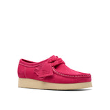 Clarks Original Women Wallabee. 2604 Bright Pink Suede Made in Vietnam