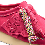 Clarks Original Women Wallabee. 2604 Bright Pink Suede Made in Vietnam