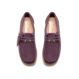 Clarks Original Women Wallabee Plum Suede Made in Vietnam