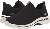 Skechers Women GOwalk Arch Fit - Iconic 124409 Blk/Wht