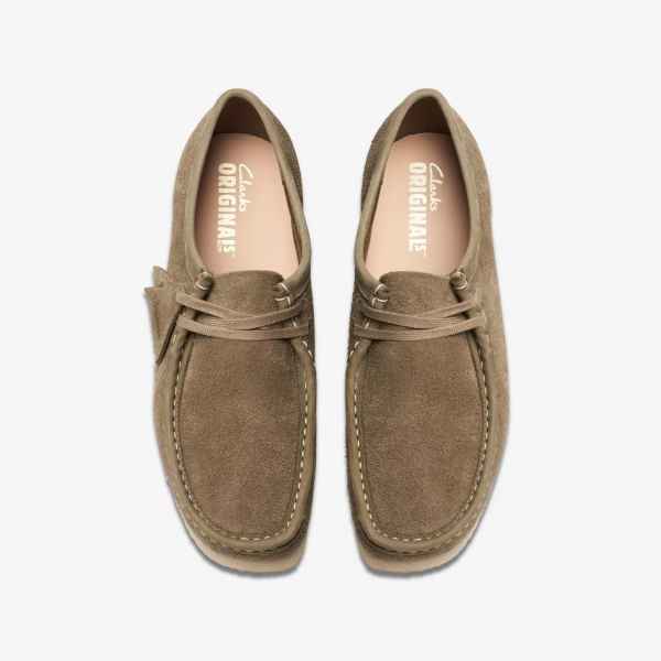 靴 Clarks Wallabee Khaki us 9 1/2 Clarks Original Men WALLABEE PALE KHAKI SUEDE – Shoes 4 You