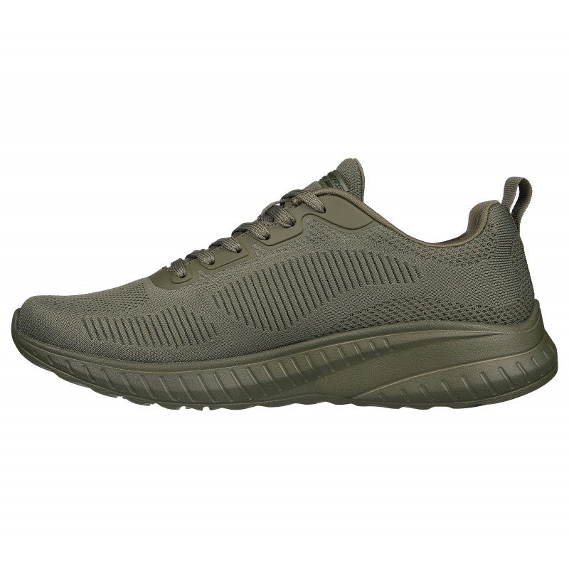Skechers Men BOBS Squad Chaos Prism Bold #118000 OLIVE – Shoes You