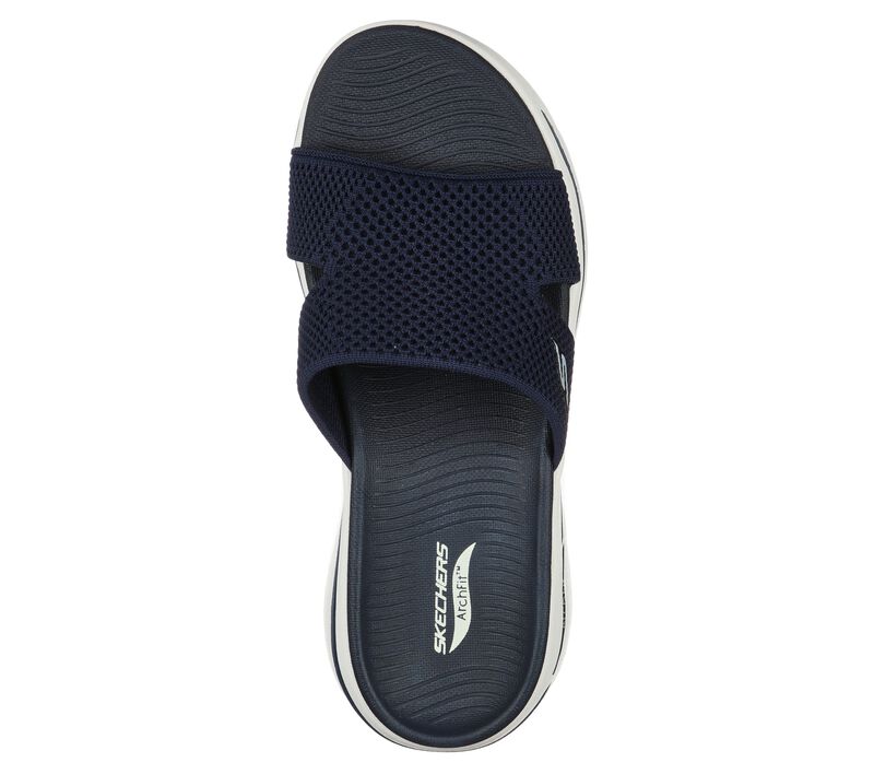 Skechers Women's GO WALK Arch Fit - Worthy #140224 Navy – Shoes 4 You