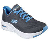 Skechers Women ARCH FIT - SUNNY OUTLOOK-149057 CHARCOAL/BLUE