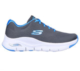 Skechers Women ARCH FIT - SUNNY OUTLOOK-149057 CHARCOAL/BLUE