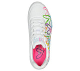 Skechers Women JGoldcrown: Uno - Highlight Love 177981 WHITE / MULTI