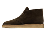 Clarks Original Men Desert Coal Olive Suede Made in Vietnam