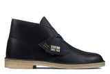 Clarks Original Men Desert Boot Navy Leather Made in Vietnam "