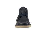 Clarks Original Men Desert Boot Navy Leather Made in Vietnam "