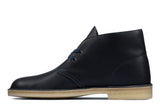 Clarks Original Men Desert Boot Navy Leather Made in Vietnam "