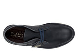 Clarks Original Men Desert Boot Navy Leather Made in Vietnam "