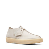 Clarks Original Men Desert Cup -  White Suede Made in Vietnam