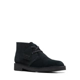 Clarks Original Kids Desert Boot Older Black Suede