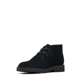 Clarks Original Kids Desert Boot Older Black Suede