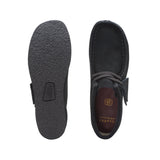 Clarks Original Kids Wallabee Boot Older Black Suede