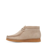 Clarks Original Kids Wallabee Boot Older Sand Suede
