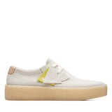 Clarks Original Men Ashcott Cup Off White Suede "Made In Vietnam"