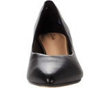 Clarks full shoes- Violet55 Court Black Leather