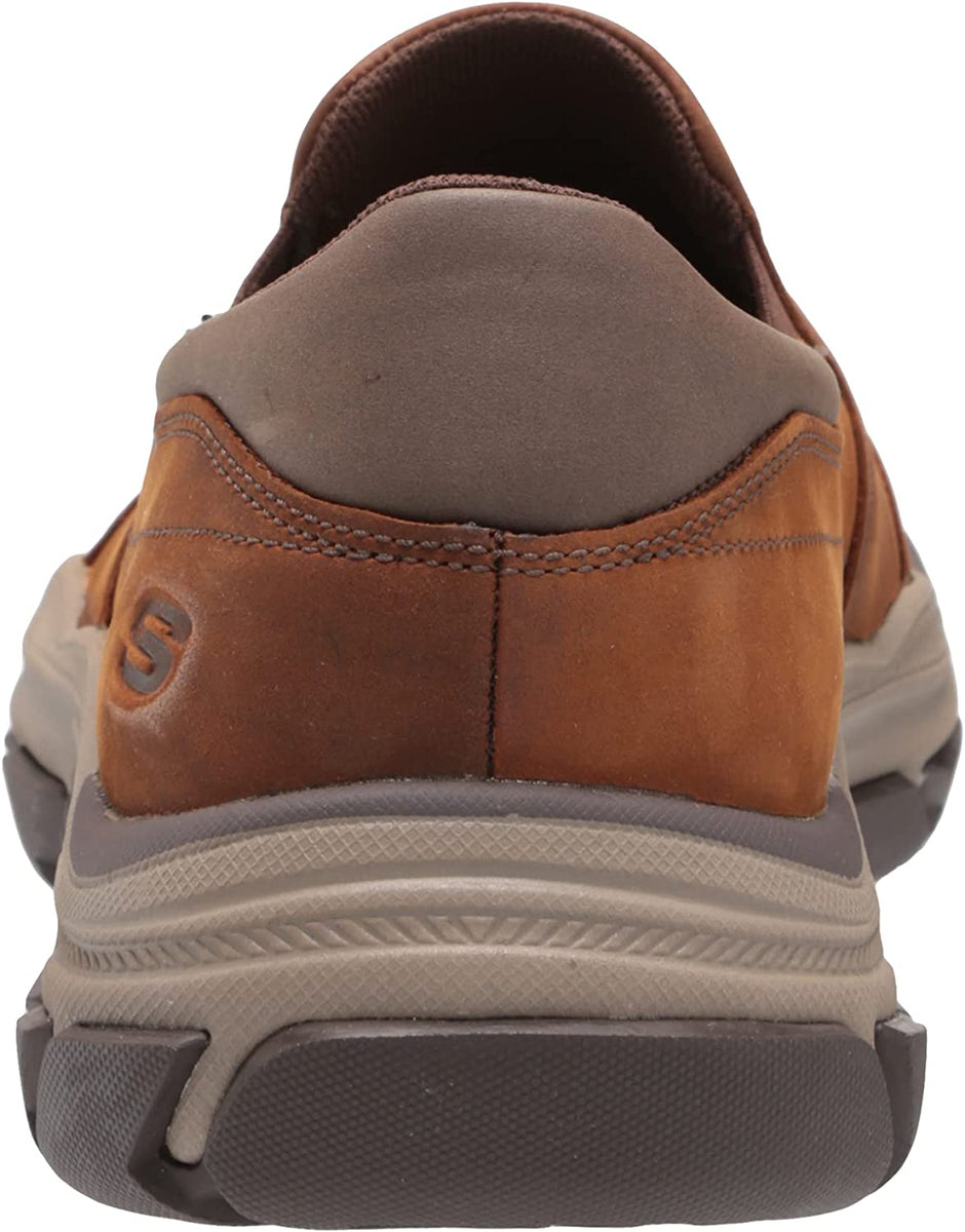 Brown 2024 leather skechers