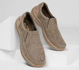 Skechers MEN  RELAXED FIT: EXPECTED - AVILLO-64109 KHAKI - Shoes 4 You
