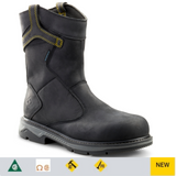 Terra Men PATTON WELLINGTON ALUMINUM TOE SAFETY BOOT (BLACK)